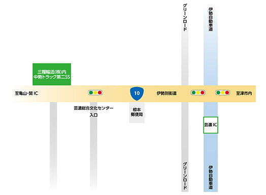 北部第二スタンド地図